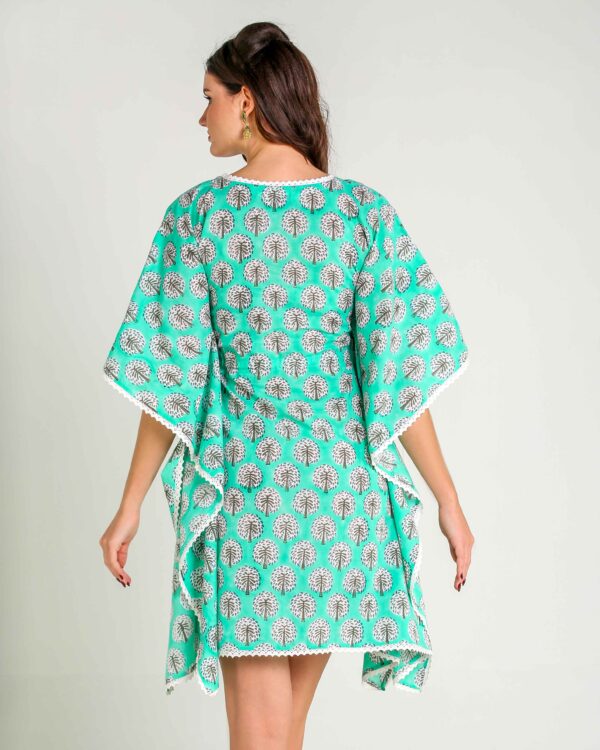 Tropical Breeze Sustainable Cotton Kaftan for Women