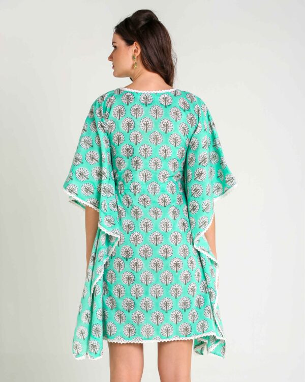 Tropical Breeze Sustainable Cotton Kaftan for Women